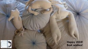 création-textile-poisson-crabe-homard-hippocampe