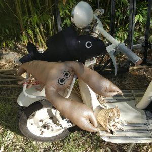 homard, coussin poisson, coussin homard, Fred Petit