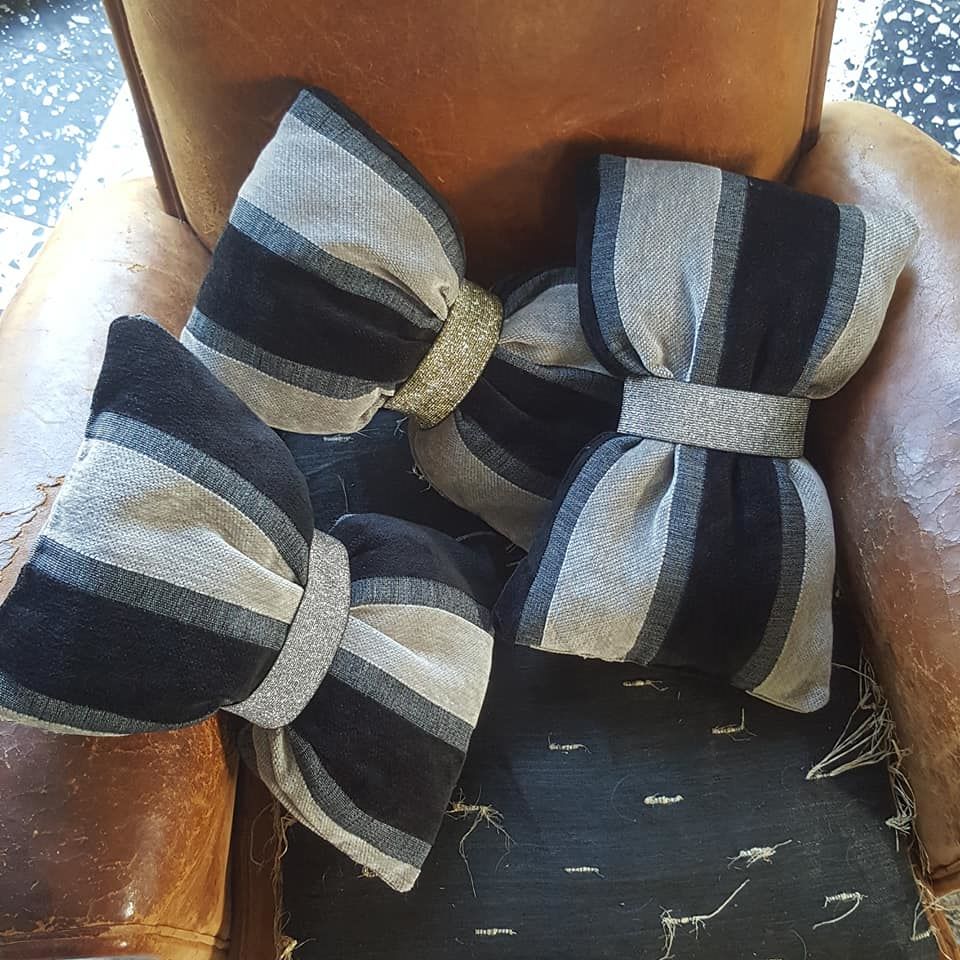 coussins papillons velours