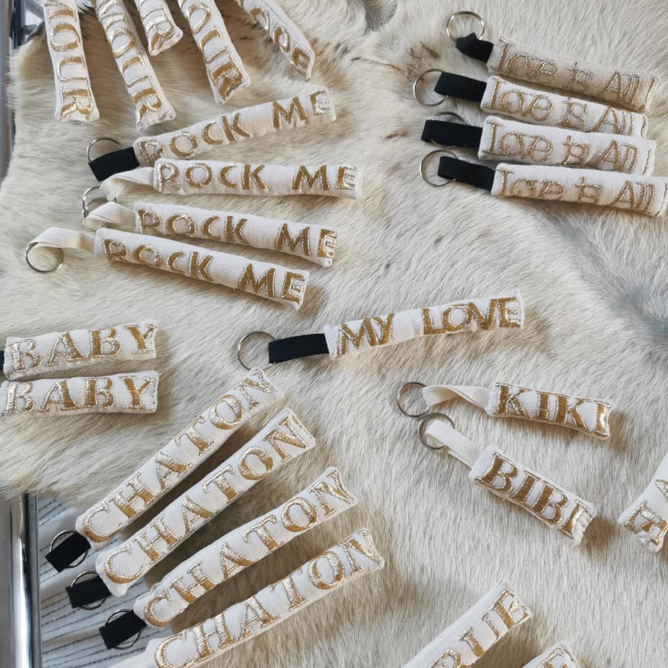 porte-clé amour, baby, rock me, chaton, my love, kiki, baby