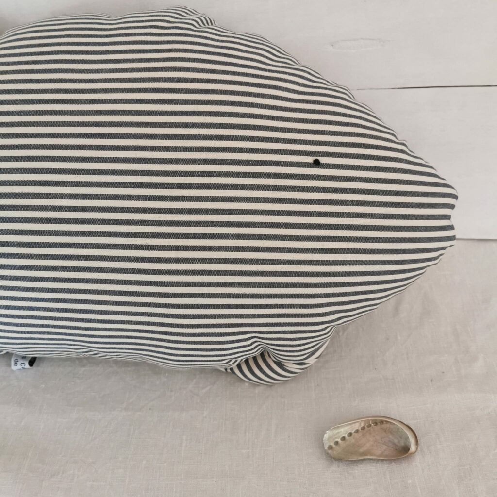 echelle gros coussin poisson xl rayé