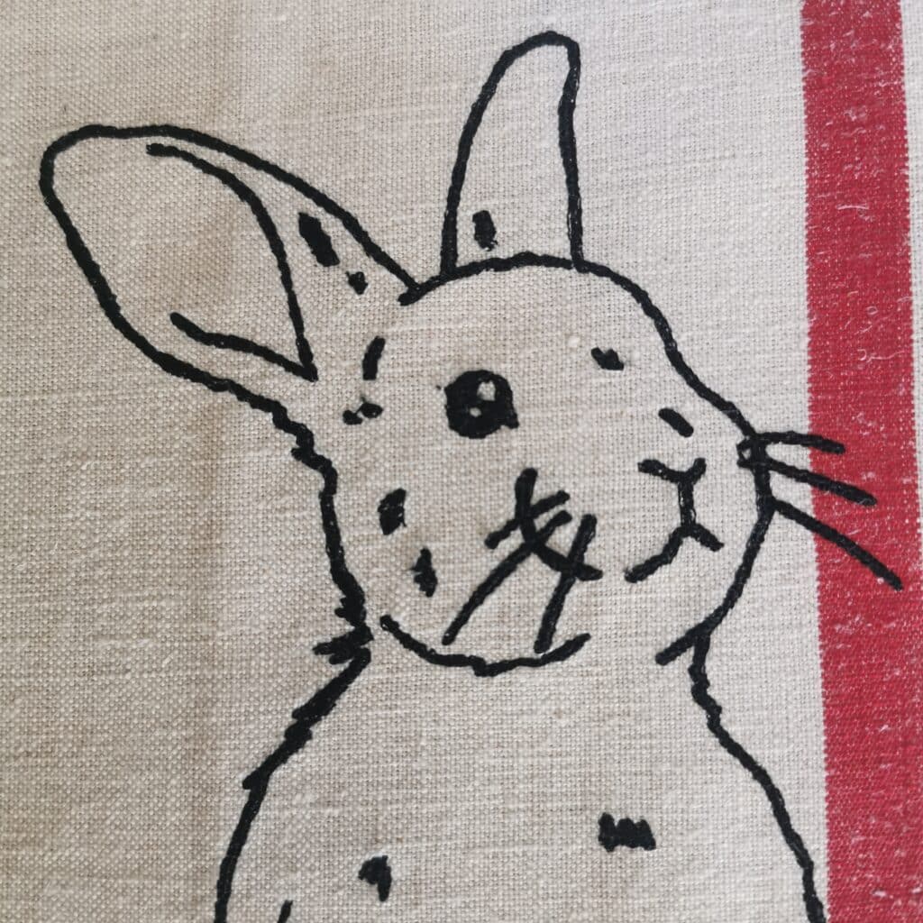 détail lapin