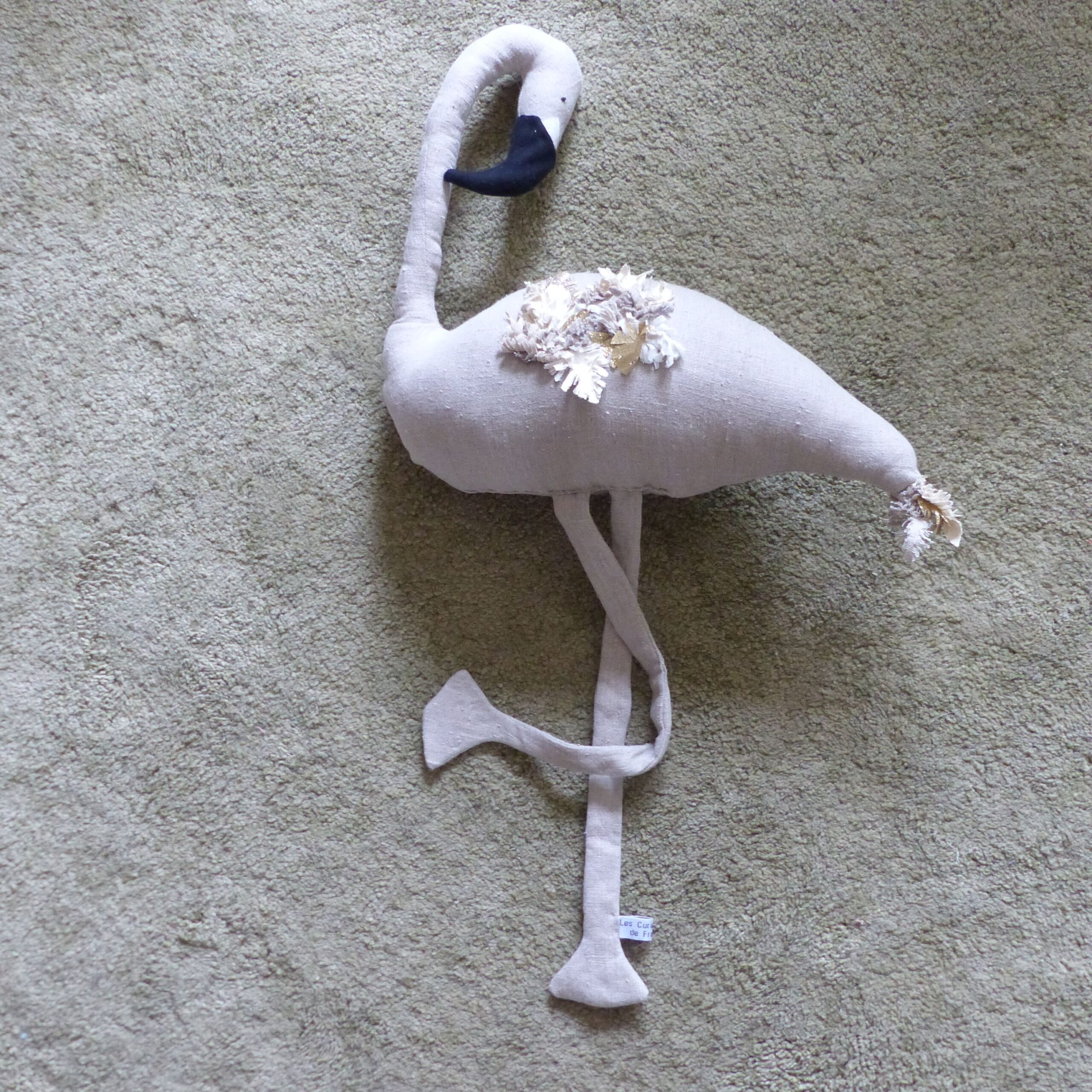 le grand flamant rose naturel