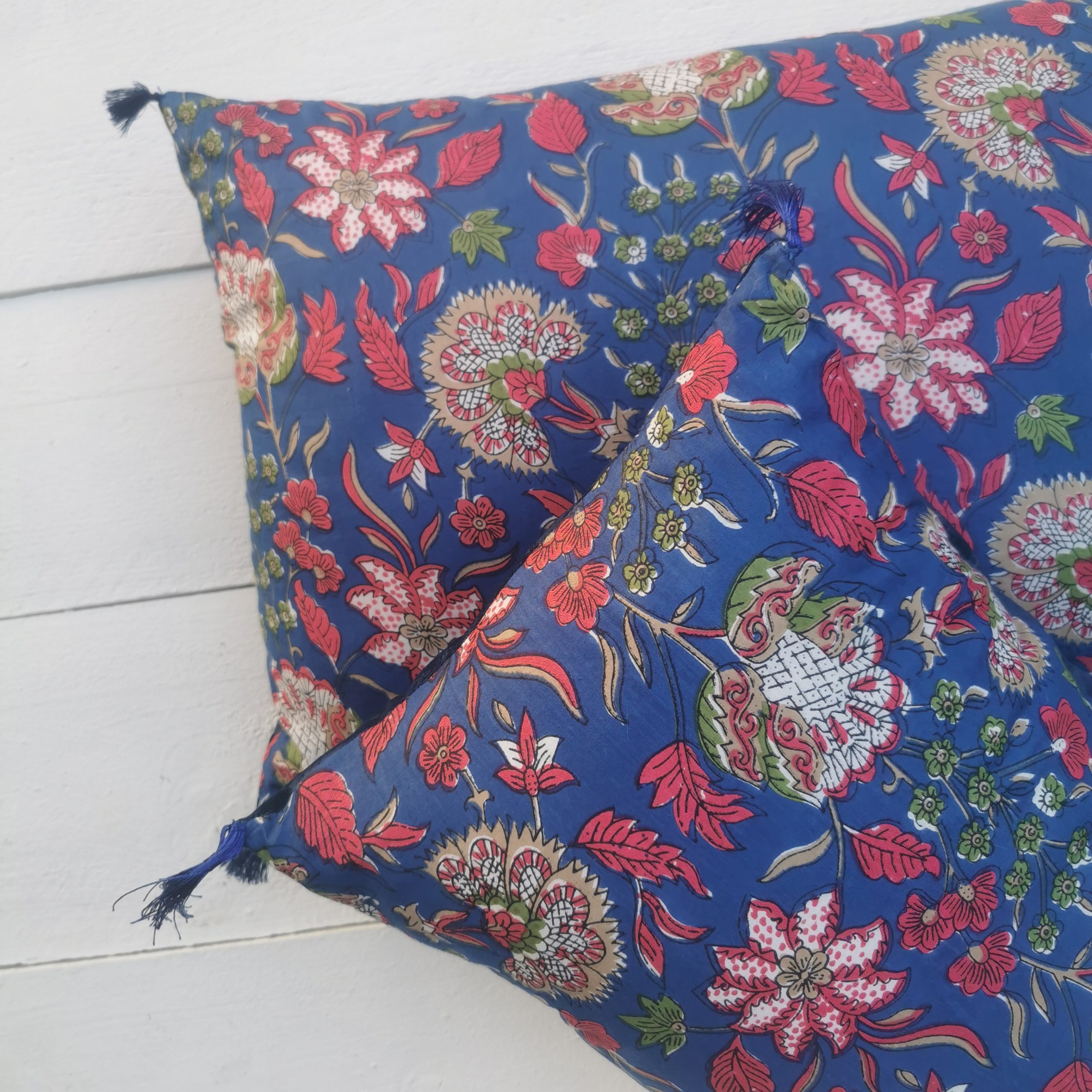 Les coussins fleuris